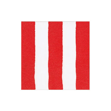 Caspari Cafe Stripe Cocktail Napkin