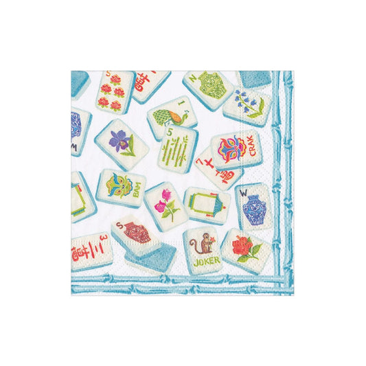 Caspari MahJong Cocktail Napkins