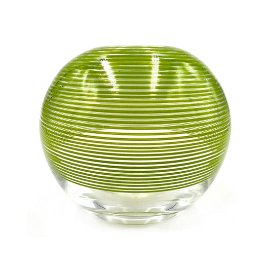 Spiral Vase Green Medium