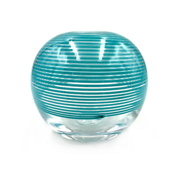 Spiral Vase Turquoise Large