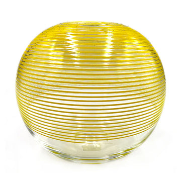 Spiral Vase Yellow Medium