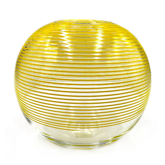 Spiral Vase Yellow Medium