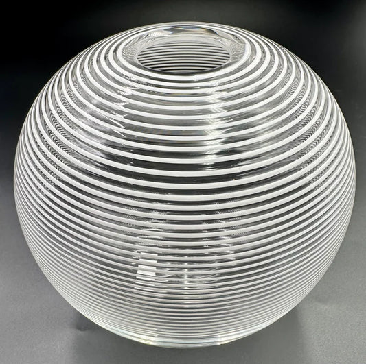 Spiral Vase White Medium