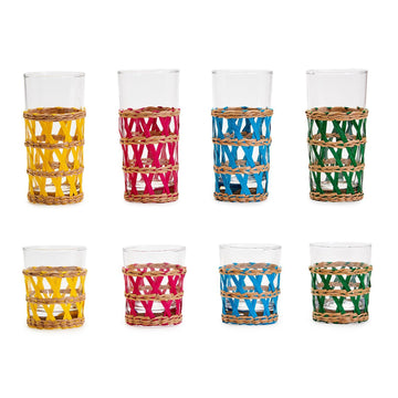Hampton Lattice Drinking Glass - Tall