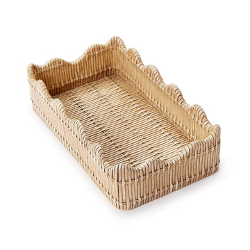 Scalloped Edge Guest Napkin Holder