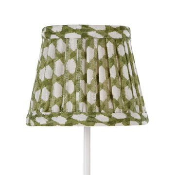 Fermoie Lampshade in Green Wicker for Zafferano and Poldino Pro