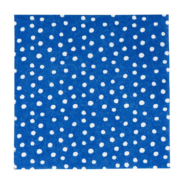 Caspari Blue Dot Luncheon Napkins