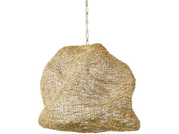 Palecek - Andorra Wicker Pendant - Large