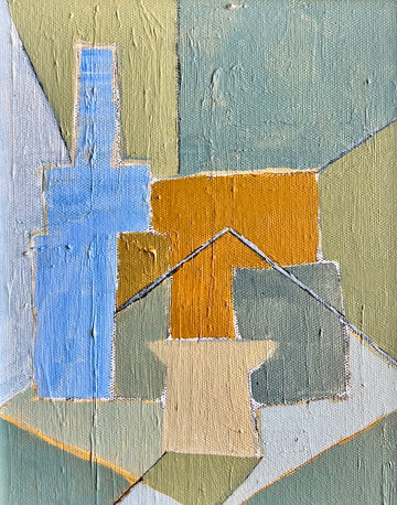 Michael A Giaquinto - Blue #41 Bottle 10 x 8