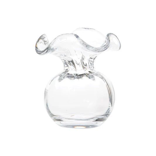 Vietri - Hibiscus Clear Glass Bud Vase