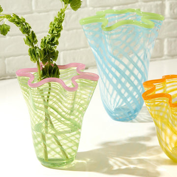 Vase with Swirl Flare