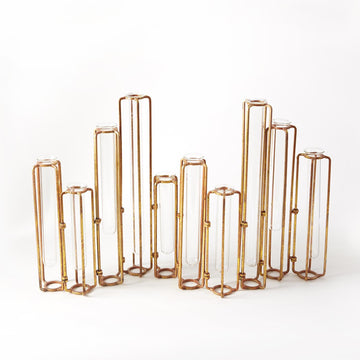 Brass Hinged Vase