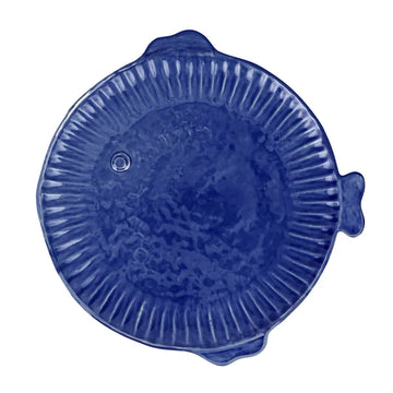 Vietri - Pesce Serena Cobalt Dinner Plat