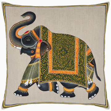 John Robshaw Spring Elephant 22" Pillow