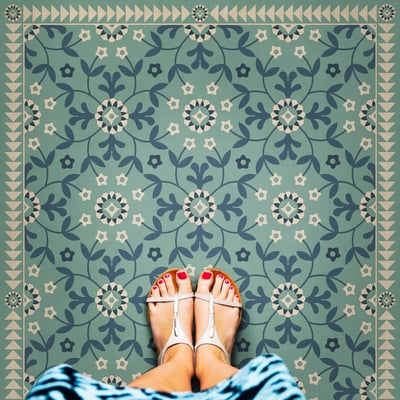 Vintage Floor Cloth