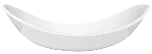 Oblong Bowl - White