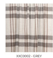 Alpaca Throw - Plaid  - (Grey) New Pattern
