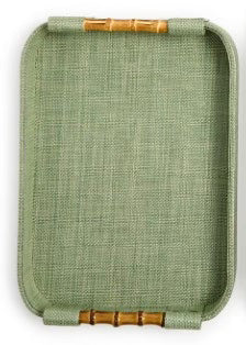 Green Grass Rectangle Trays